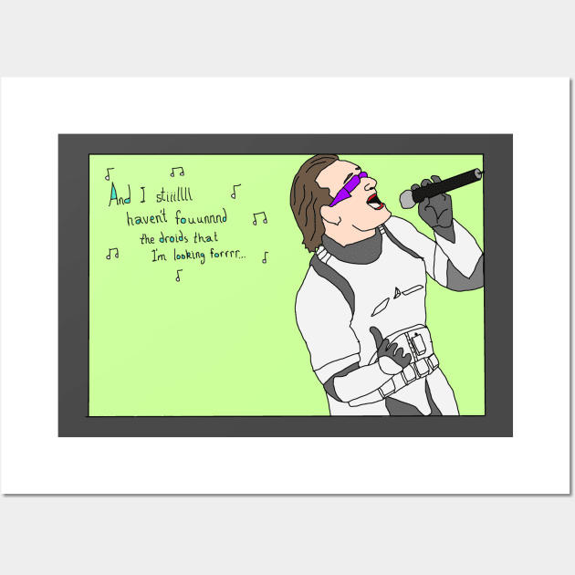 These Aren't the Droids You're Looking For, Bono Wall Art by FiverBrisby